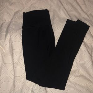 black lululemon full length leggings